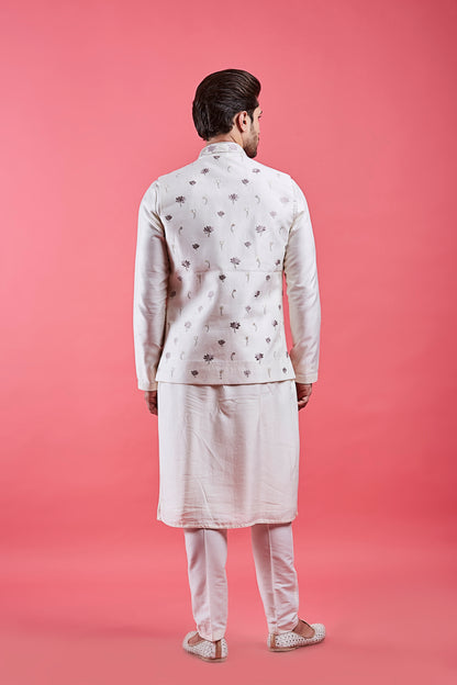 Cream Colour Bundi Set(ME-MBUS_JS-667)