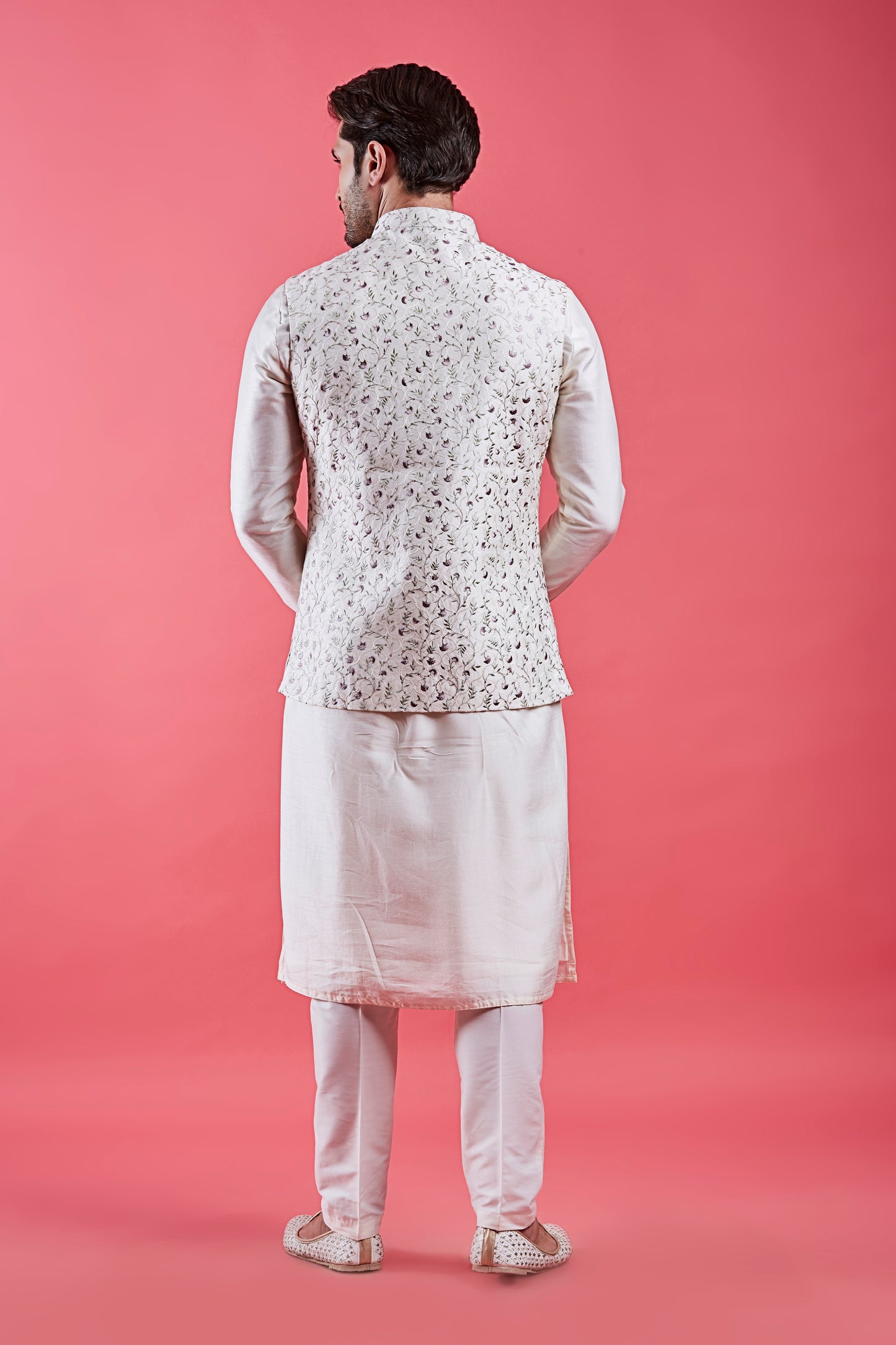 Cream Colour Bundi Set(ME-MBUS_JS-599)