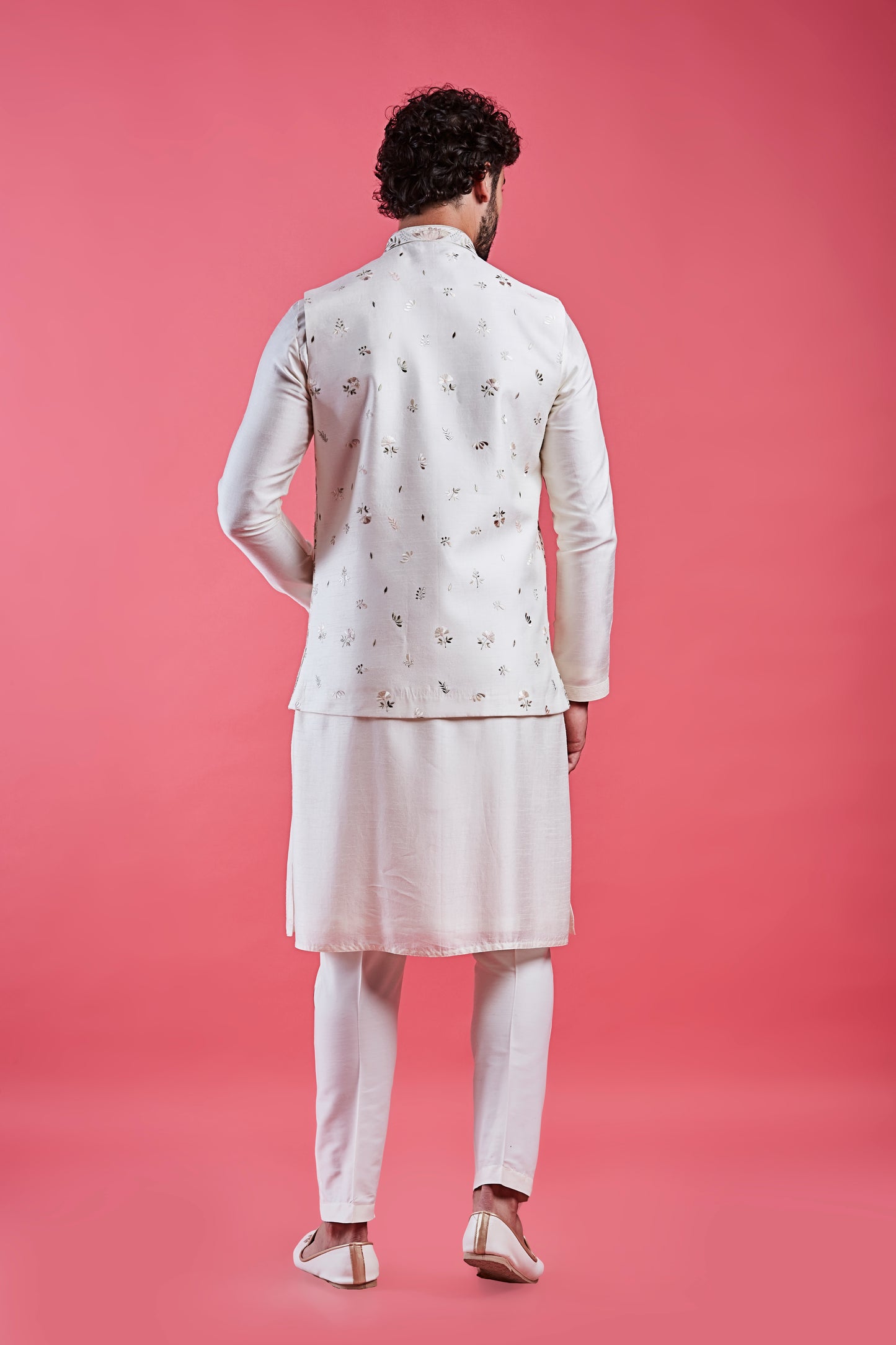 Cream Colour Bundi Set(ME-MBUS_JS-668)