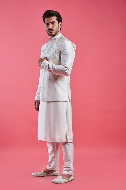 Cream Colour Bundi Set(ME-MBUS_JS-671)