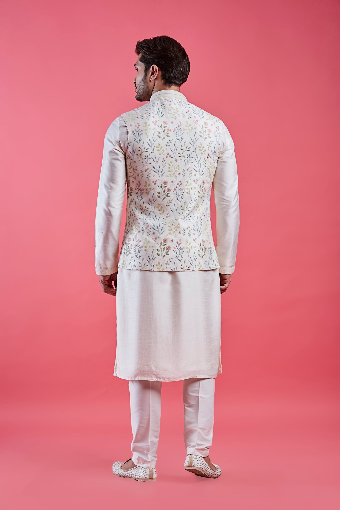 Cream Colour Bundi Set(ME-MBUS_JS-379)