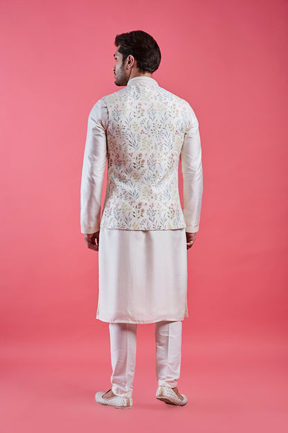 Cream Colour Bundi Set(ME-MBUS_JS-379)