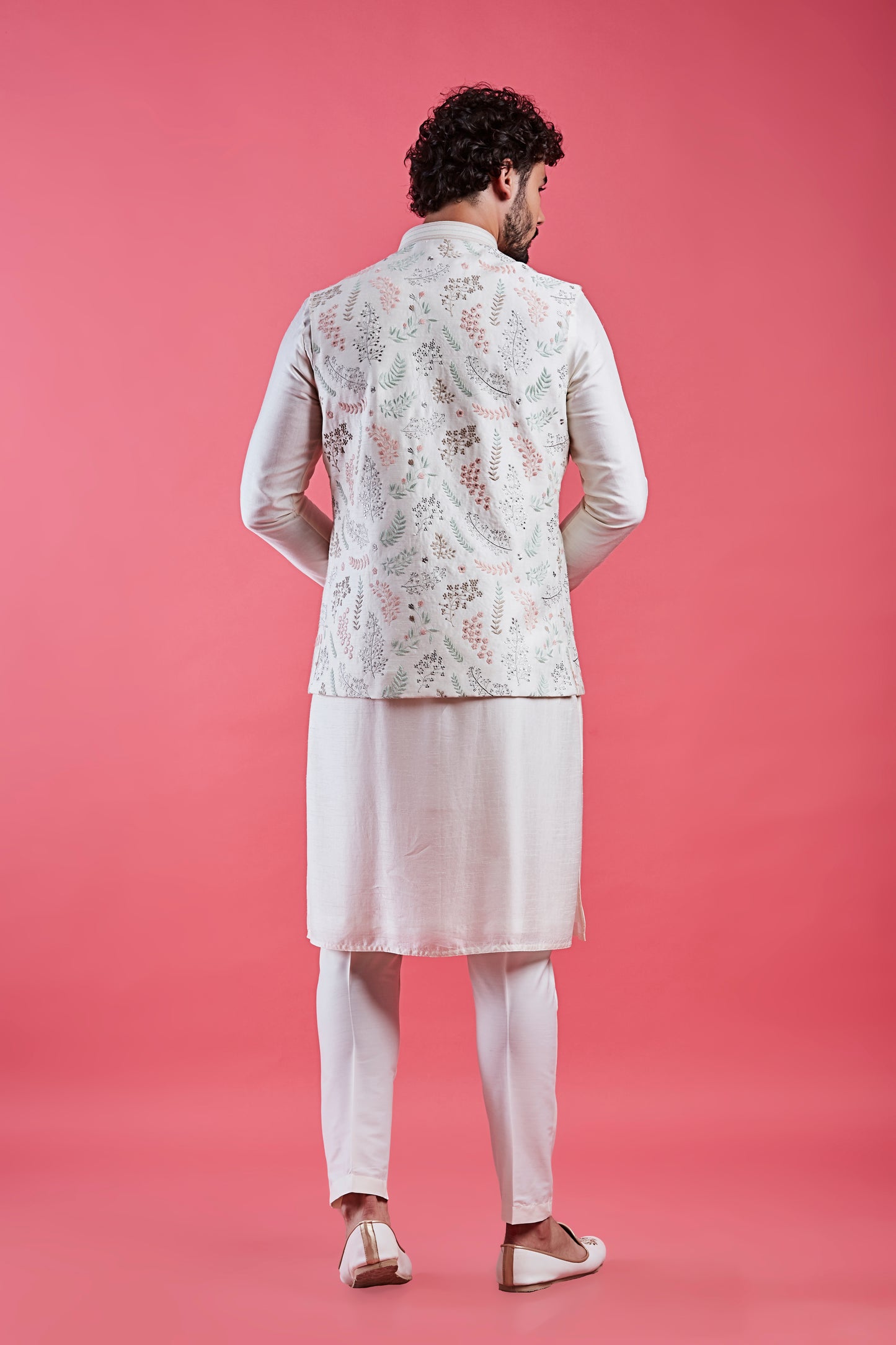 Cream Colour Bundi Set(ME-MBUS_JS-354)