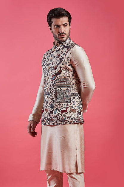 Fawn Colour Bundi Set(ME-MBUS_JS-655)