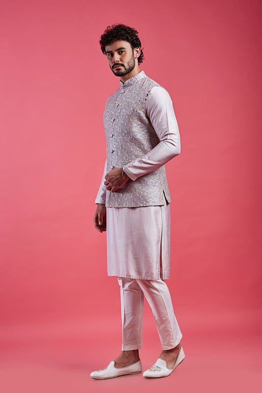 Silver Filigree Colour Bundi Set(ME-MBUS_JS-660)