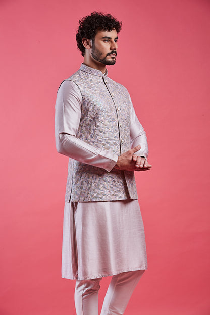 Silver Filigree Colour Bundi Set(ME-MBUS_JS-660)