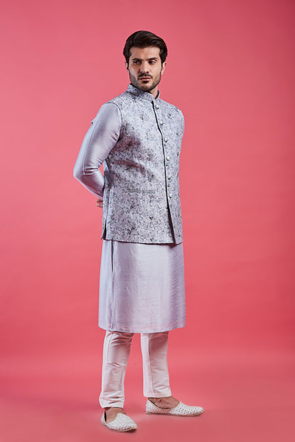 Sky Blue Colour Bundi Set(ME-MBUS_JS-659)