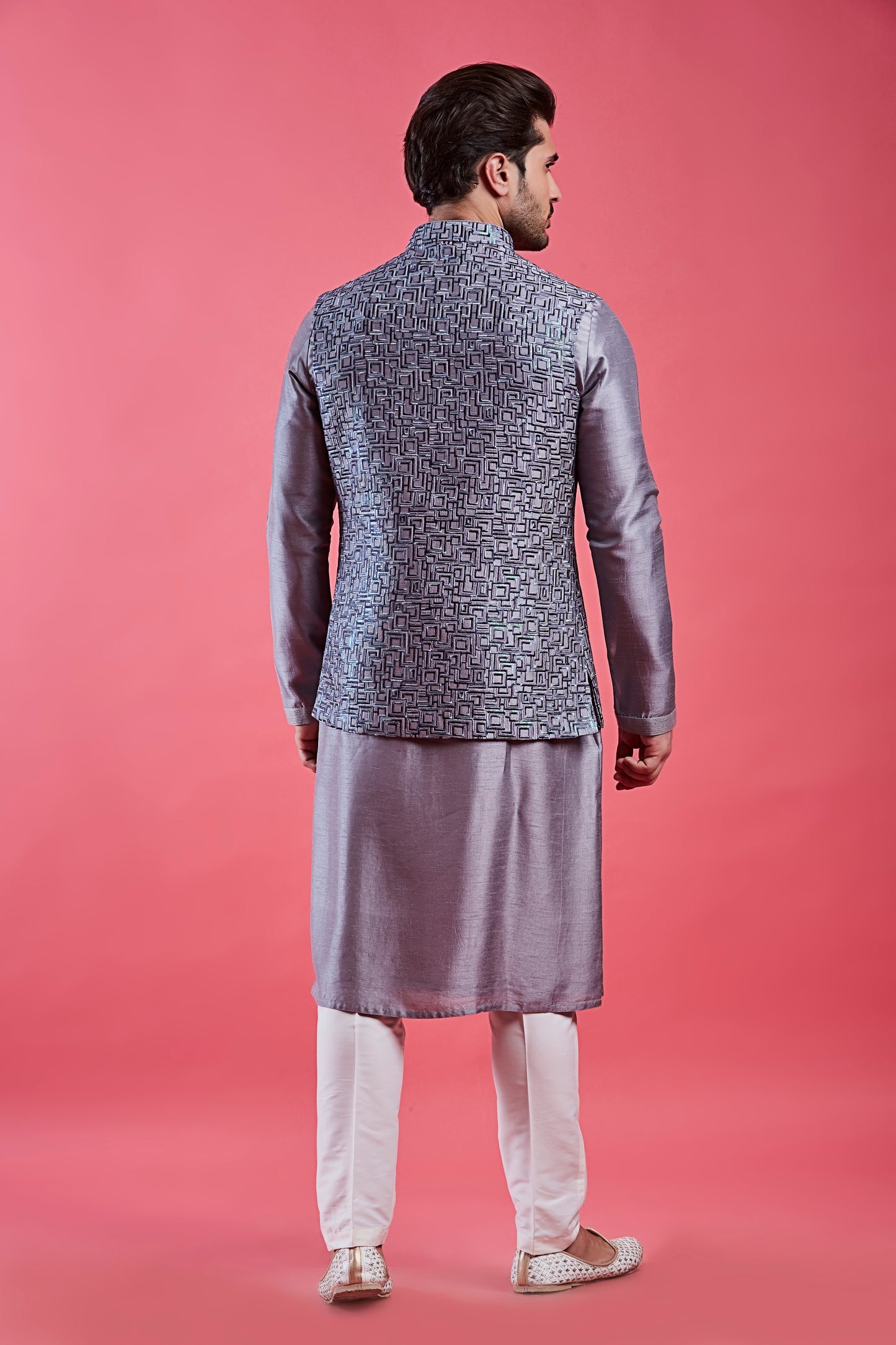 Cloud Grey Colour Bundi Set(ME-MBUS_JS-660)