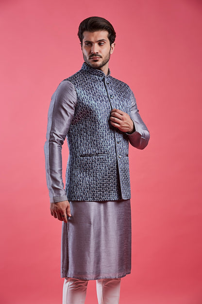 Silver Filigree Colour Bundi Set(ME-MBUS_JS-646)