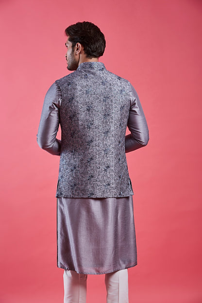 Silver Filigree Colour Bundi Set(ME-MBUS_JS-659)