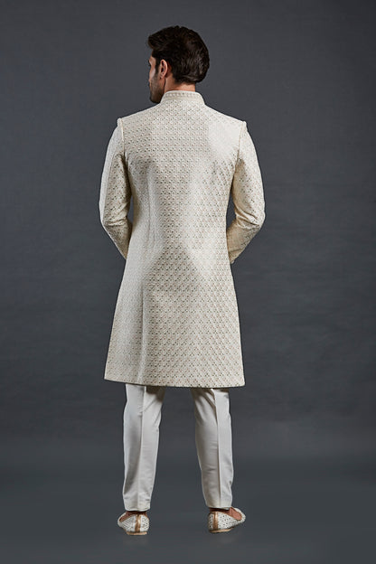 Cream Colour Sherwani(ME-MSRW_IW-27)