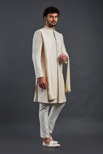 Cream Colour Sherwani(ME-MSRW_IW-24)