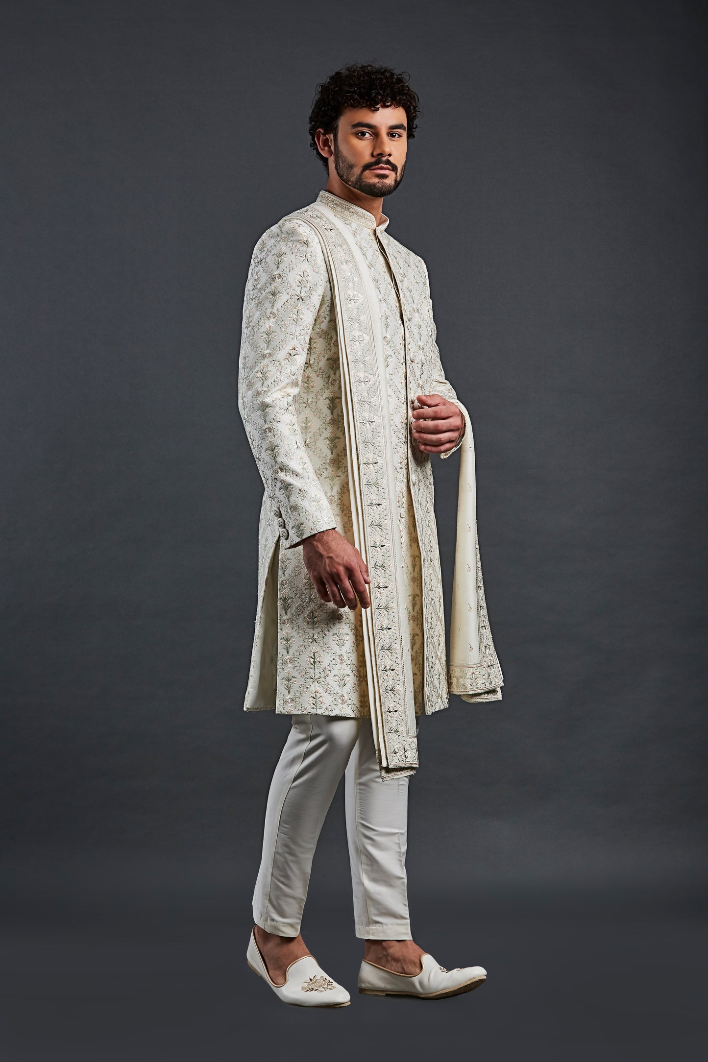 Cream Colour  Sherwani (ME-MSRW_IW-22)
