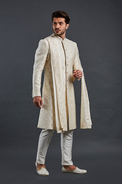 Cream Colour Sherwani(ME-MSRW_IW-20)