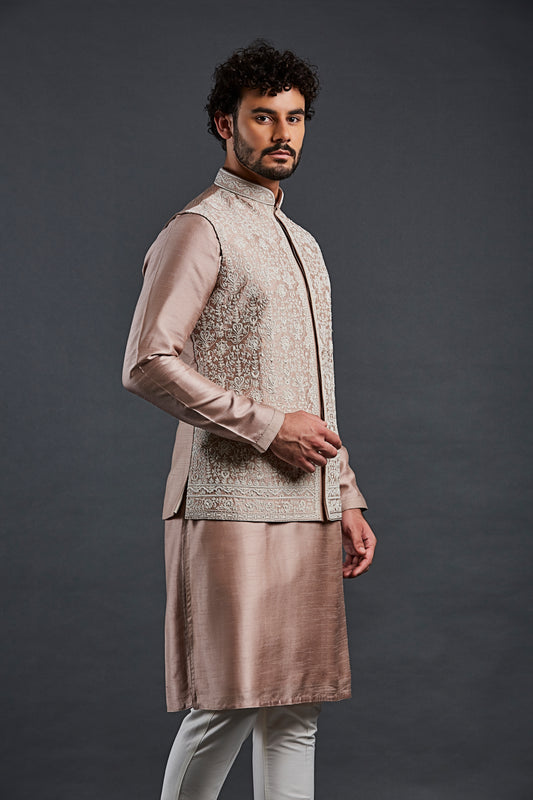 Misty Rose Colour Bundi Set(ME-MBUS_JS-653)