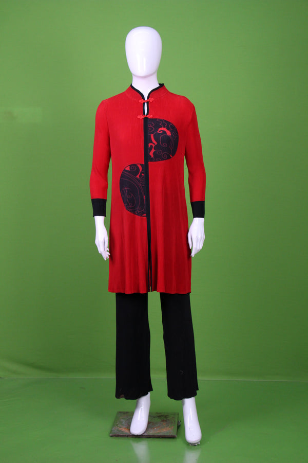LC-1002 Red Colour Top Set