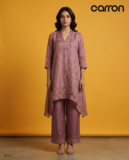Blush Pink Colour Kurti Set(LC-WKIS_2016 S)