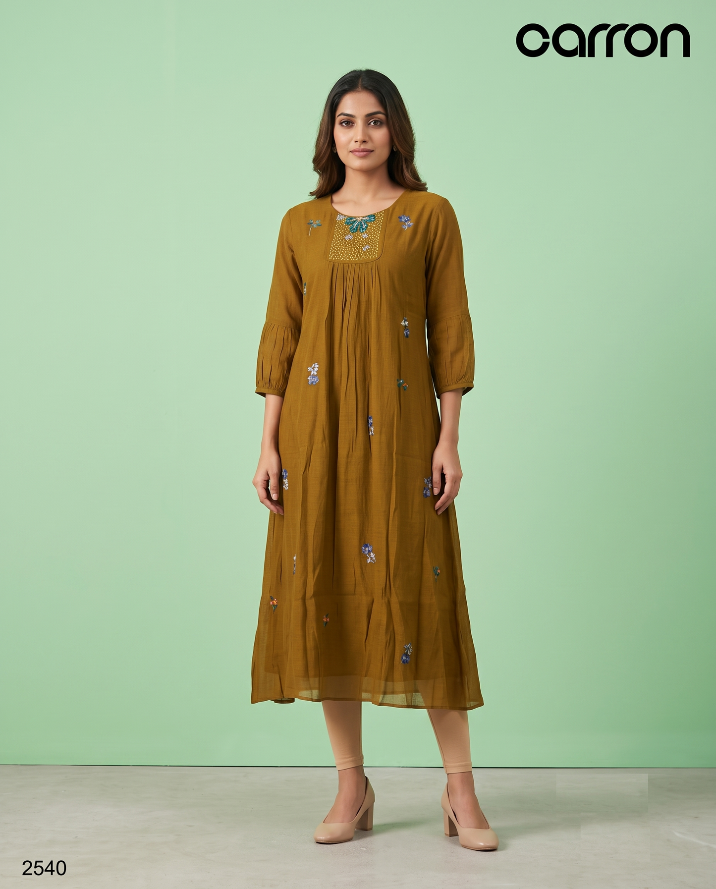 Mehandi Green Colour Only Kurti(LC-WKIC_2540)