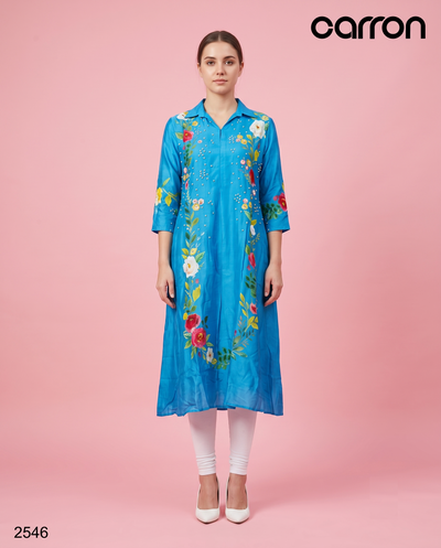 Blue Colour Only Kurti(LC-WKIC_2546)