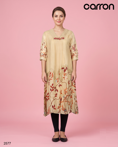 Beige Colour Only Kurti(LC-WKIC_2577)