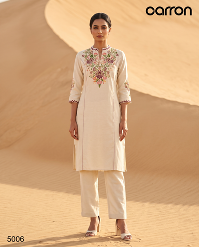 Fawn Colour Kurti Set(LC-WKIS_5006)