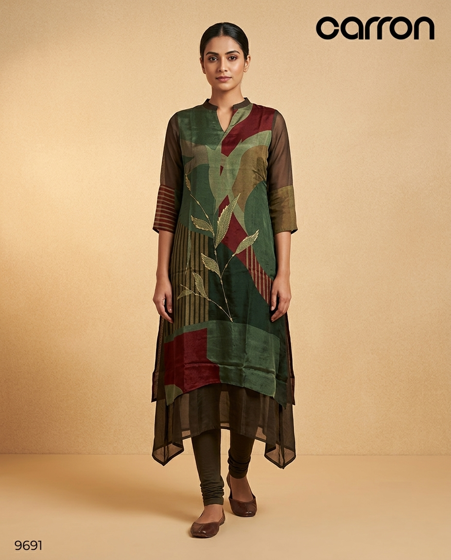 Mehandi Green Colour Only Kurti(LC-WKIC_9691)