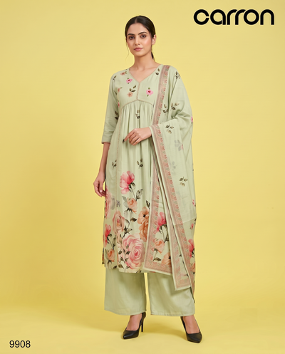 Pista Colour Kurti Set(LC-WKIS_9908)