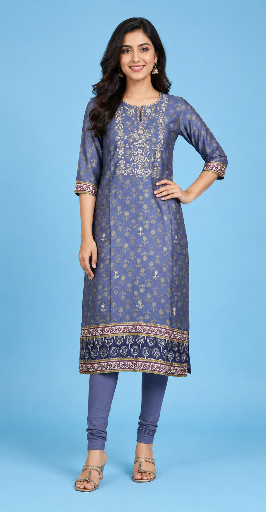 Purple Colour Only Kurti(LC-WKIC_9396)