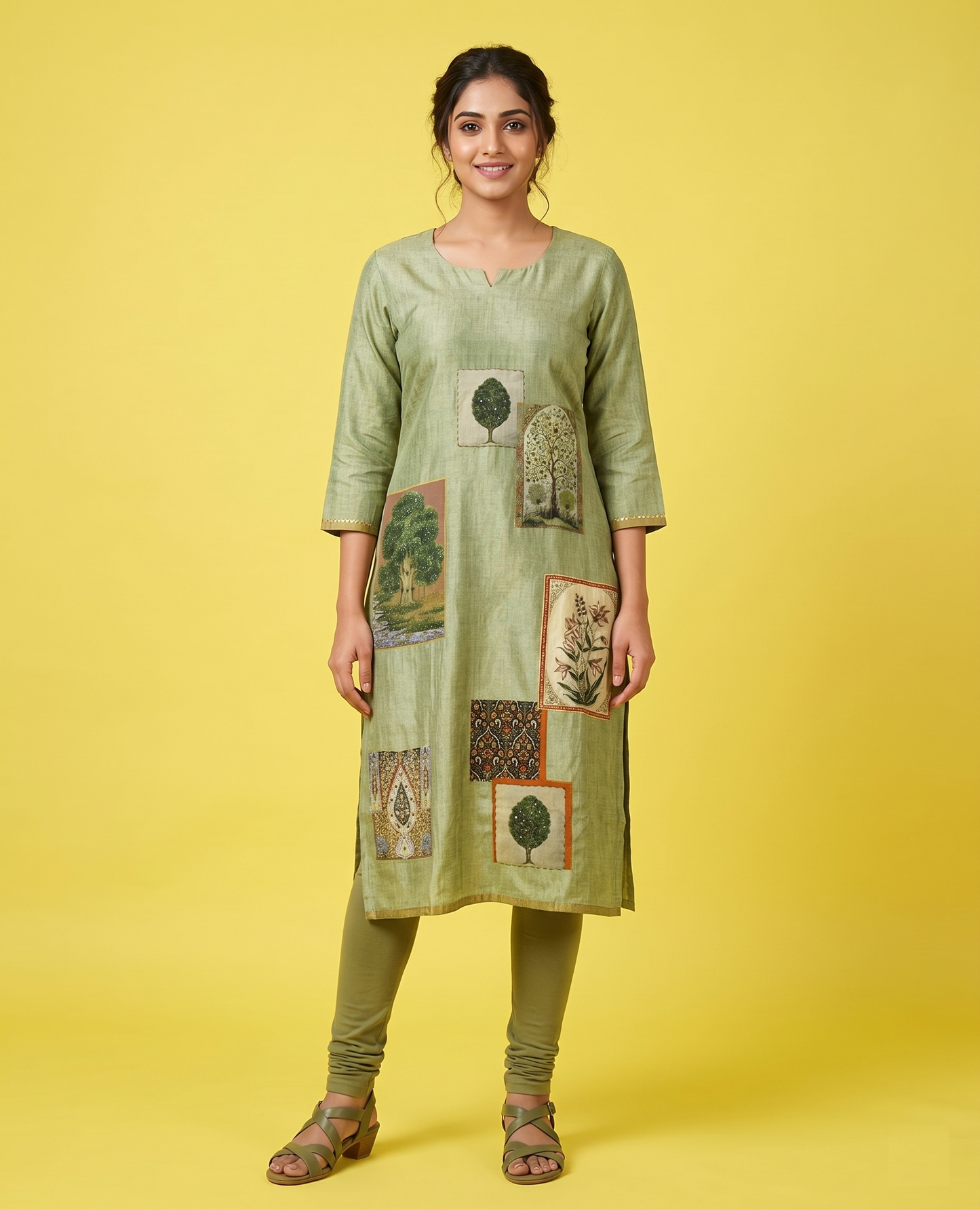 Green Colour Only Kurti(LC-WKIC_9582)