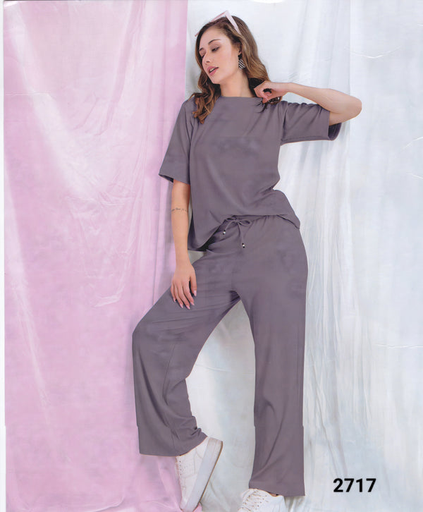 Purple Colour Nightwear(LC-WNWR_2717)