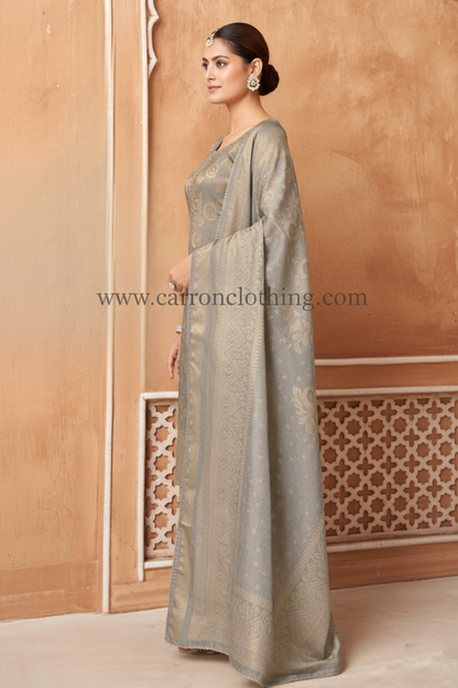 Grey Colour Pant Set(LE-WPNS_3508)