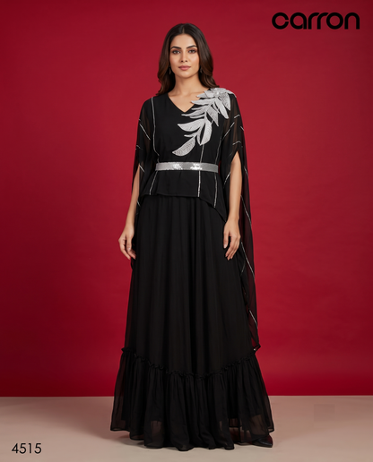Black Colour Anarkali(LE-WANK_4515)