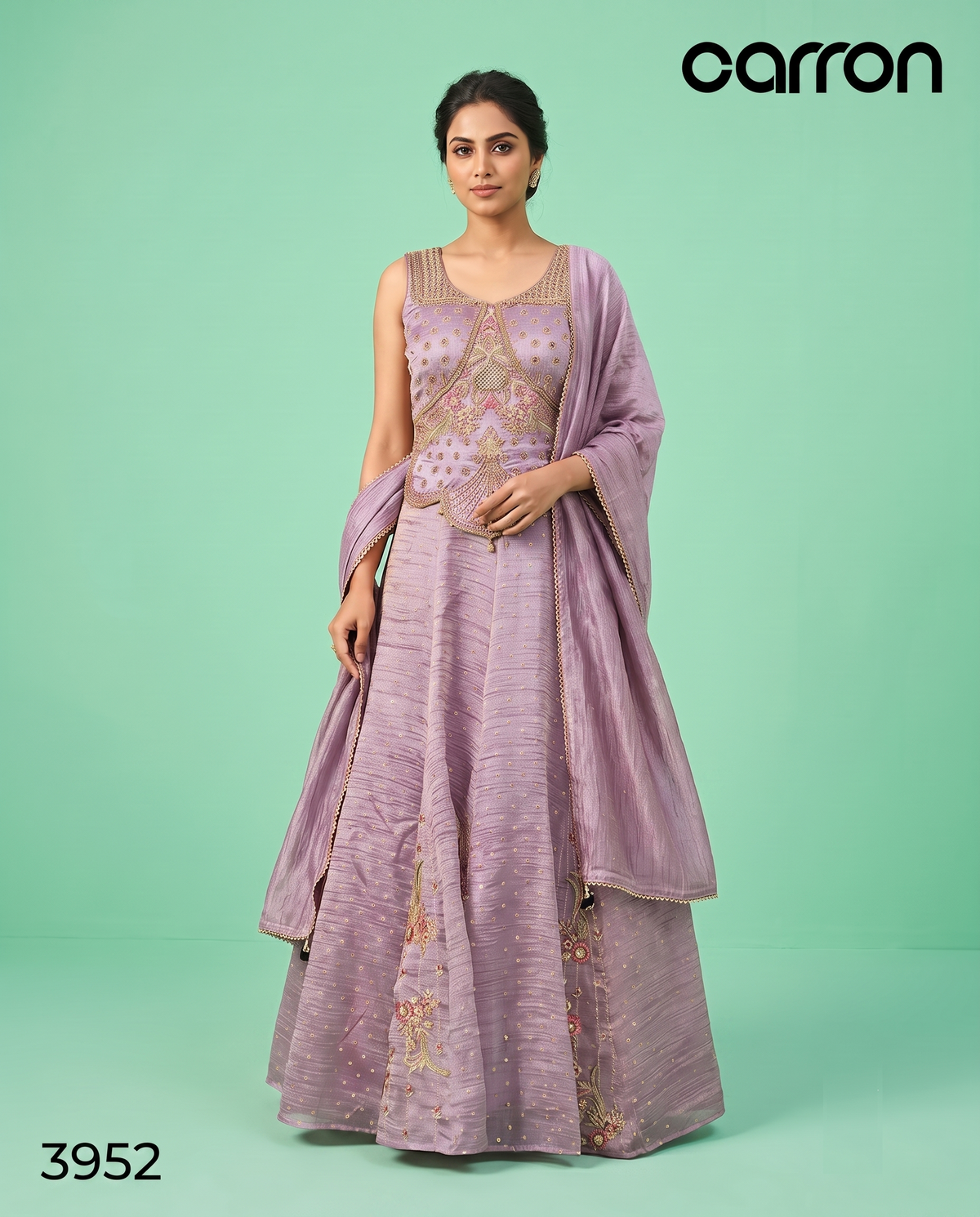 Soft Purple Colour Ghaghra Choli(LE-WGHC_9862)