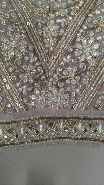 Grey Colour  Anarkali Gown(LE-WANK_3382)