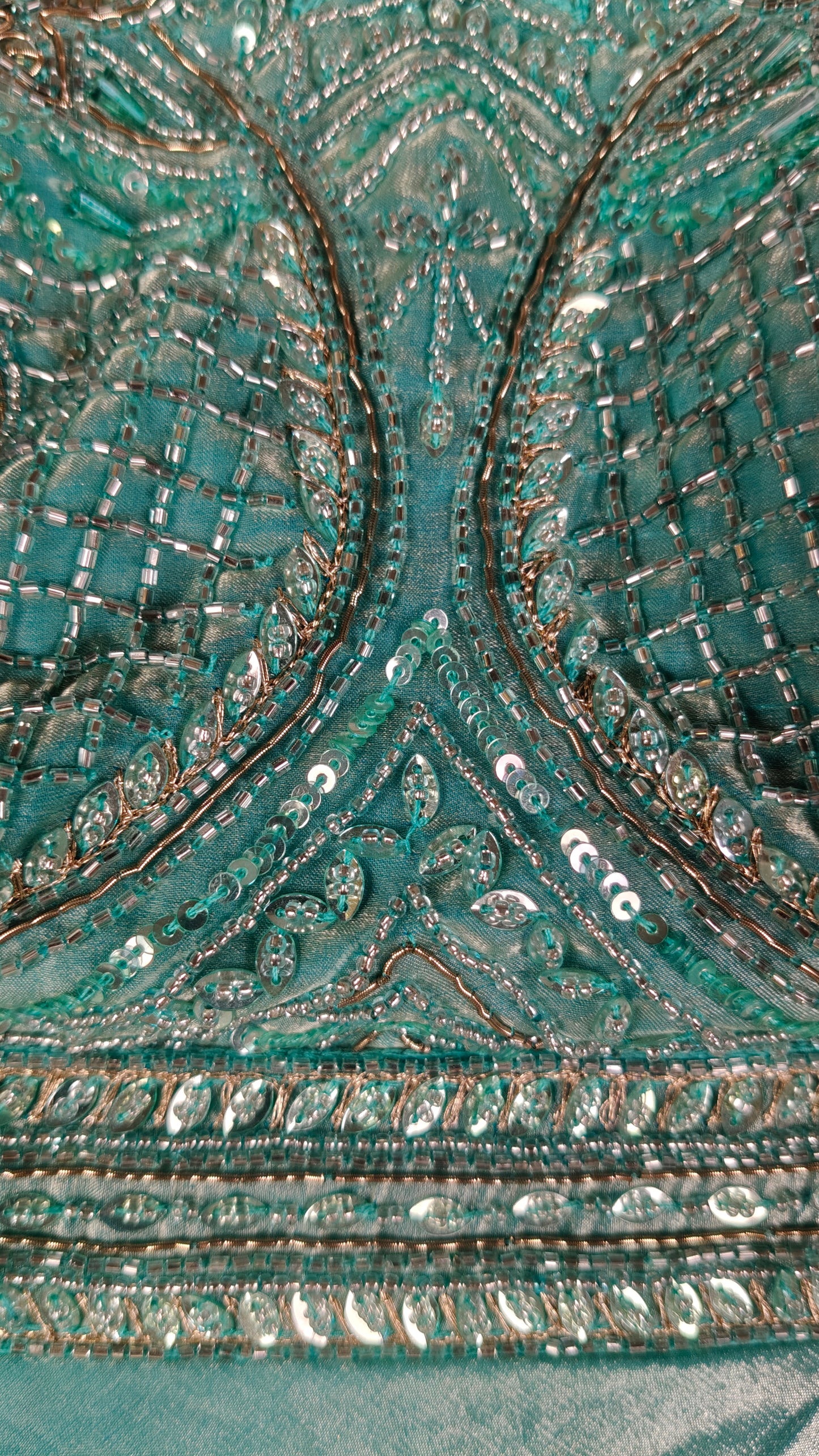 Firozi Colour Anarkali Set(LE-WANK_3469)