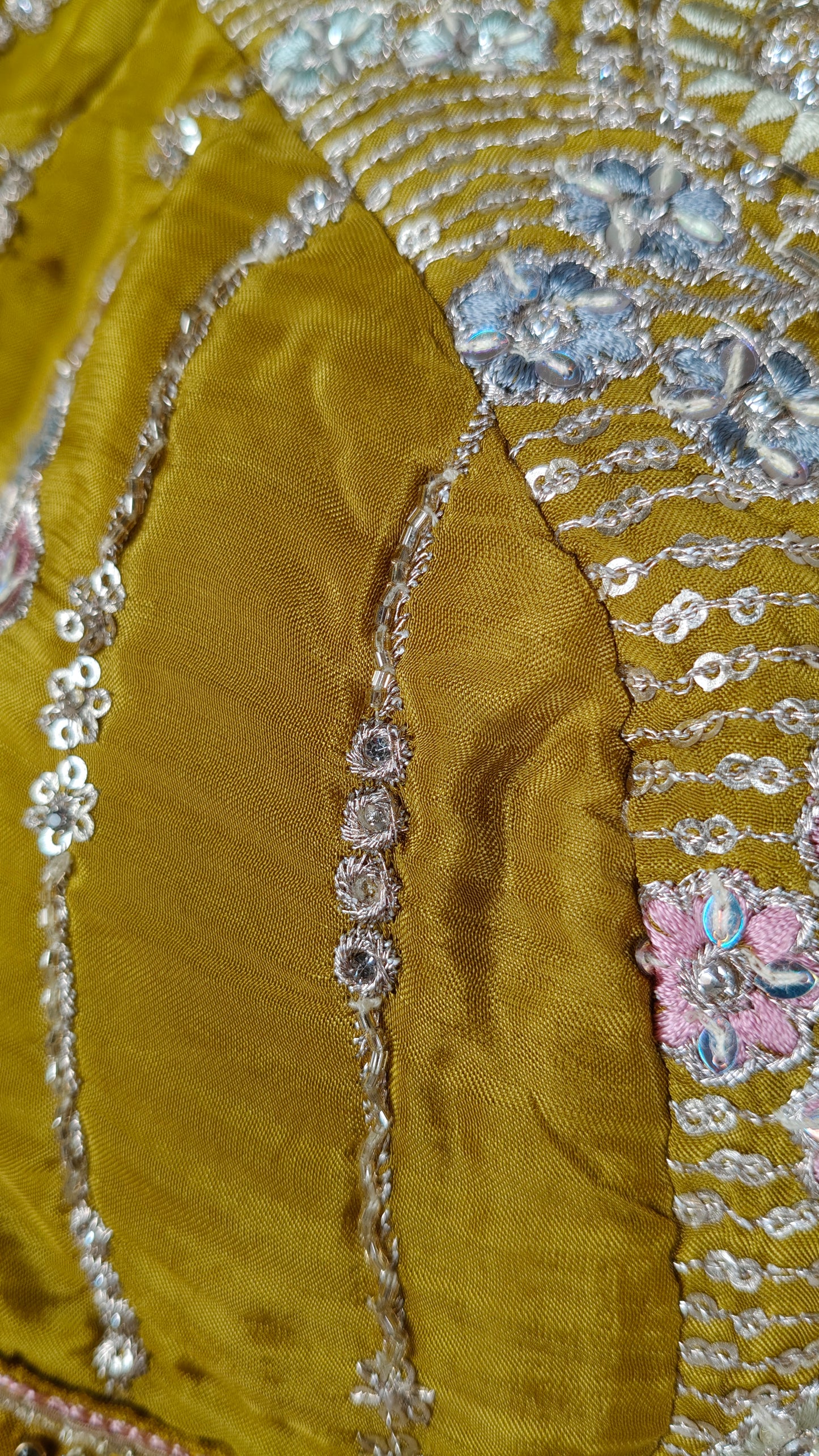 Olive Green Colour Ghaghra Choli(LE-WGHC_4485)