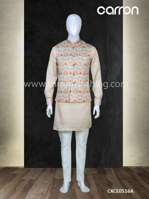 Cream Colour Bundi Suit (ME-03_KWT 8789 )