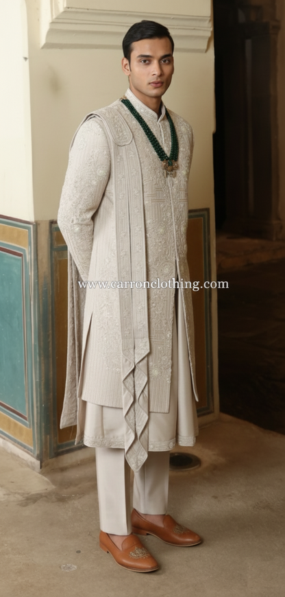 Natural Colour Sherwani(ME-MSRW_12580)