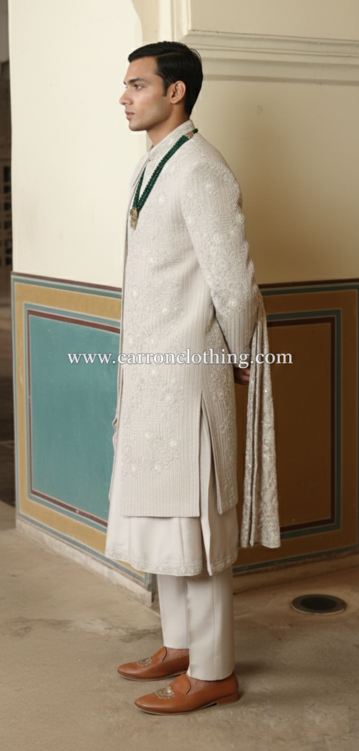 Natural Colour Sherwani(ME-MSRW_12580)