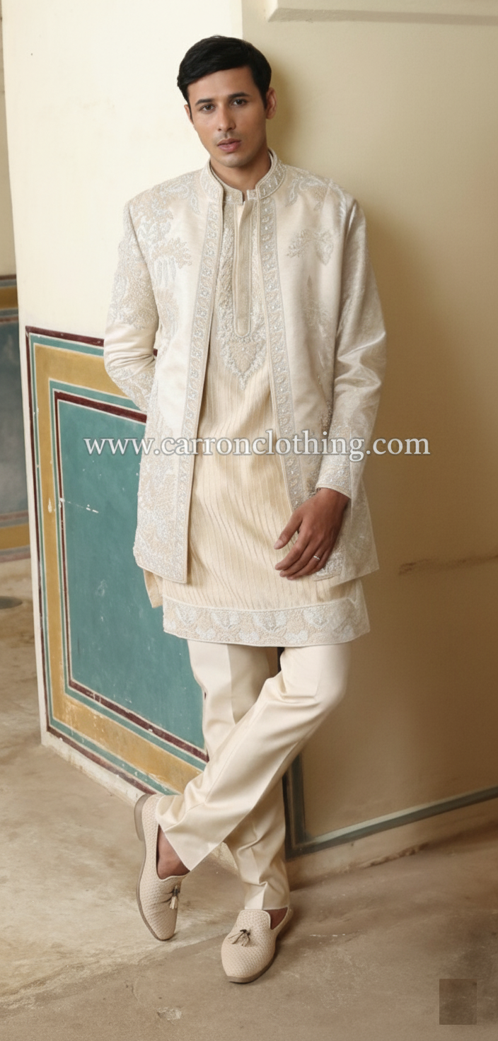 Beige Colour Indo Western(ME-MINW_2138)