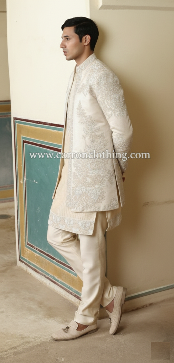 Beige Colour Indo Western(ME-MINW_2138)