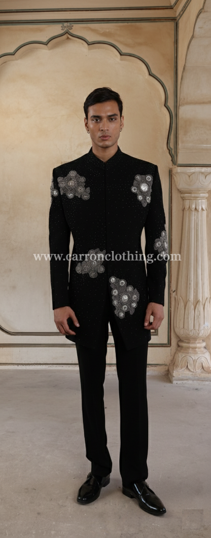 Black Colour Indo Western(ME-MINW_238)