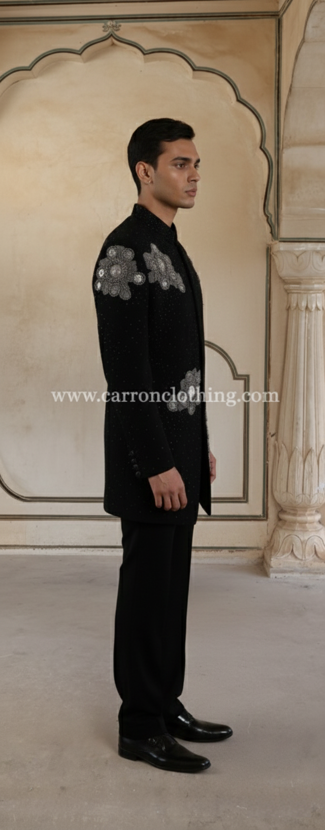 Black Colour Indo Western(ME-MINW_238)