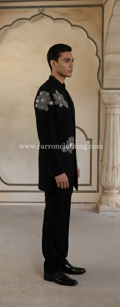 Black Colour Indo Western(ME-MINW_238)