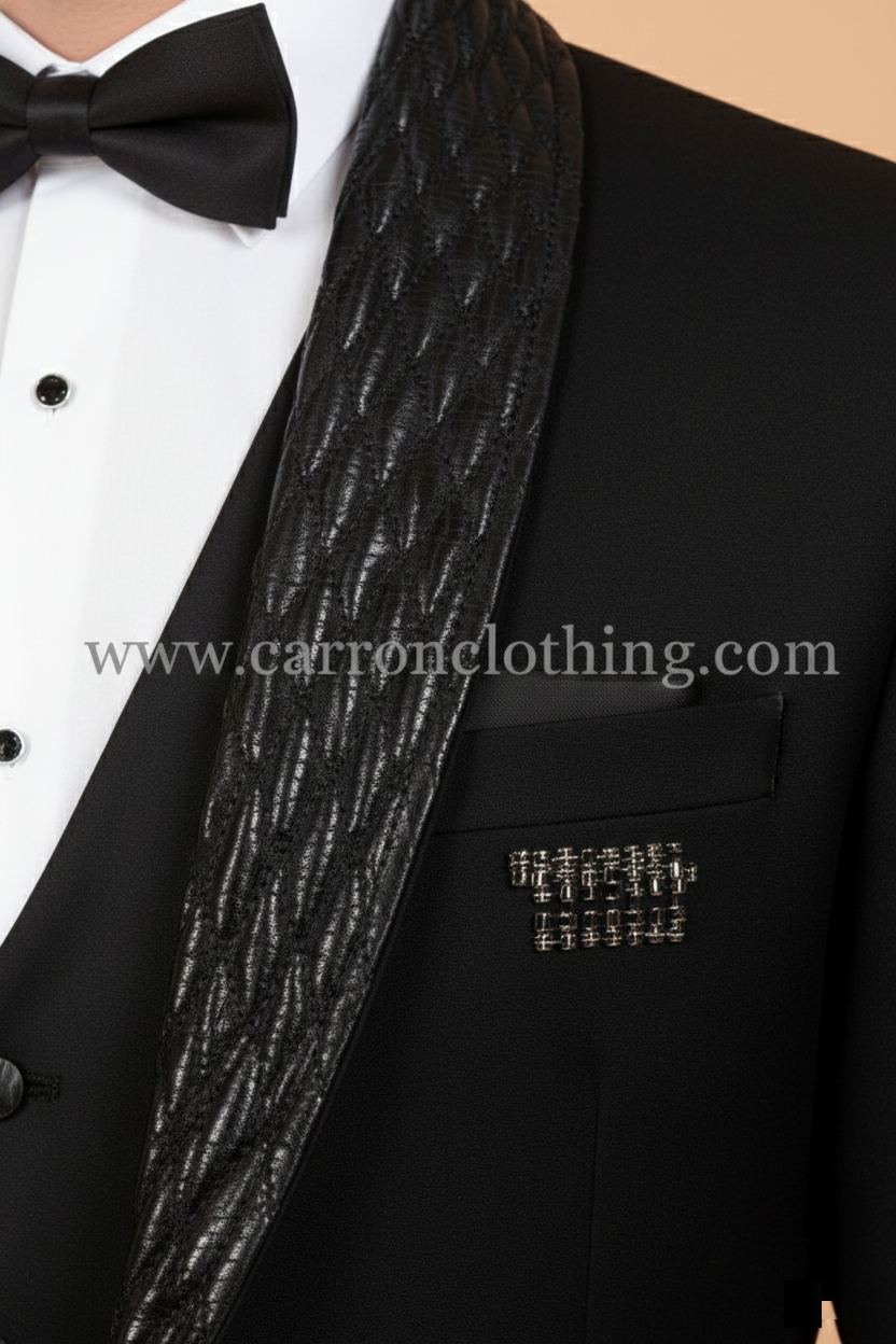 Black Colour Coat Suit (ME-MSUI_51847)