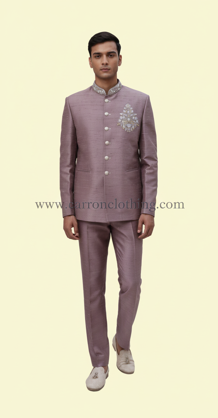 Onion Pink Colour Jodhpuri(ME-MJOD_5217 A 0)