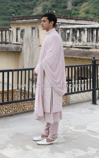 Lilac Colour Sherwani(ME-MSRW_91366)
