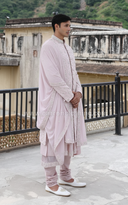 Lilac Colour Sherwani(ME-MSRW_91366)