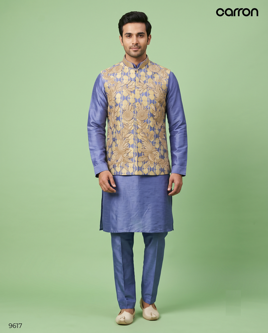 Blue Colour Bundi Set(ME-MBUS_9617)