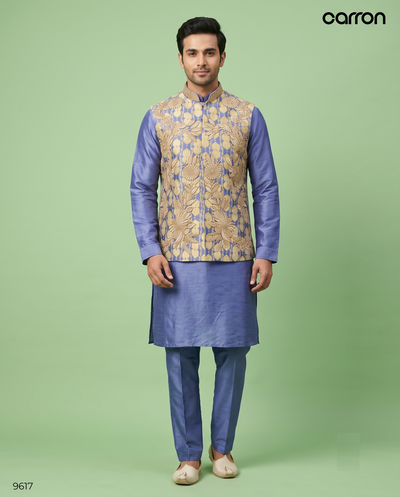 Blue Colour Bundi Set(ME-MBUS_9617)
